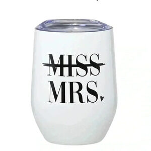 Wine tumbler bride NWOT